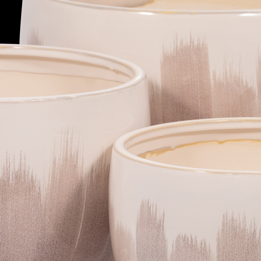 Lucinnda White Planter, Set of 3 - Thumbnail - Image 5