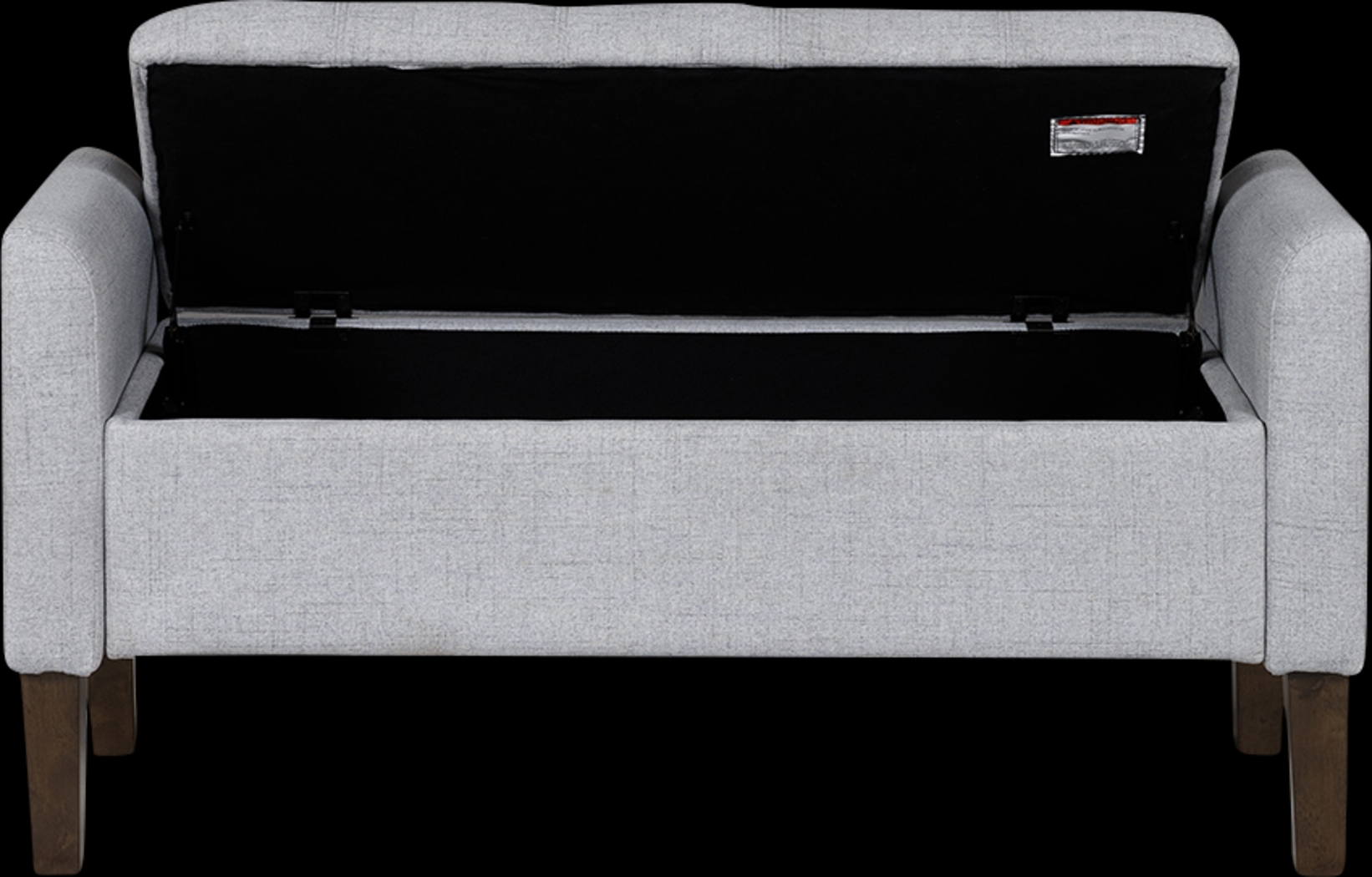 Luckenwald Light Gray Storage Bench - Thumbnail - Image 5