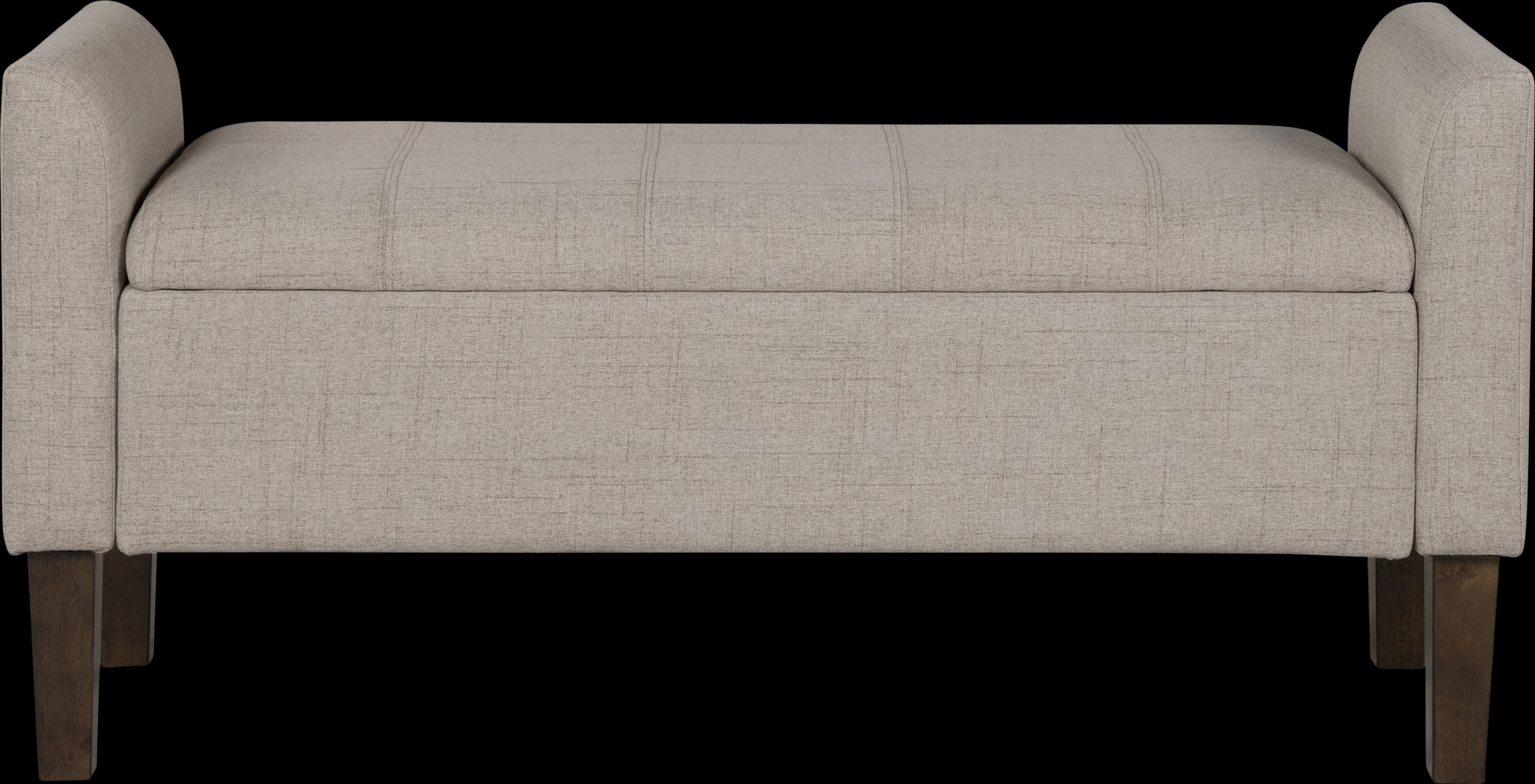 Luckenwald Taupe Storage Bench - Thumbnail - Image 11