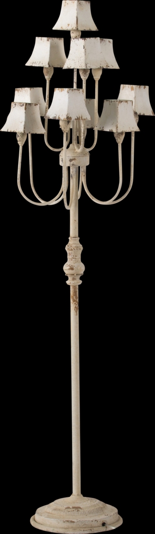 Lucky Lane White Floor Lamp - Thumbnail - Image 1