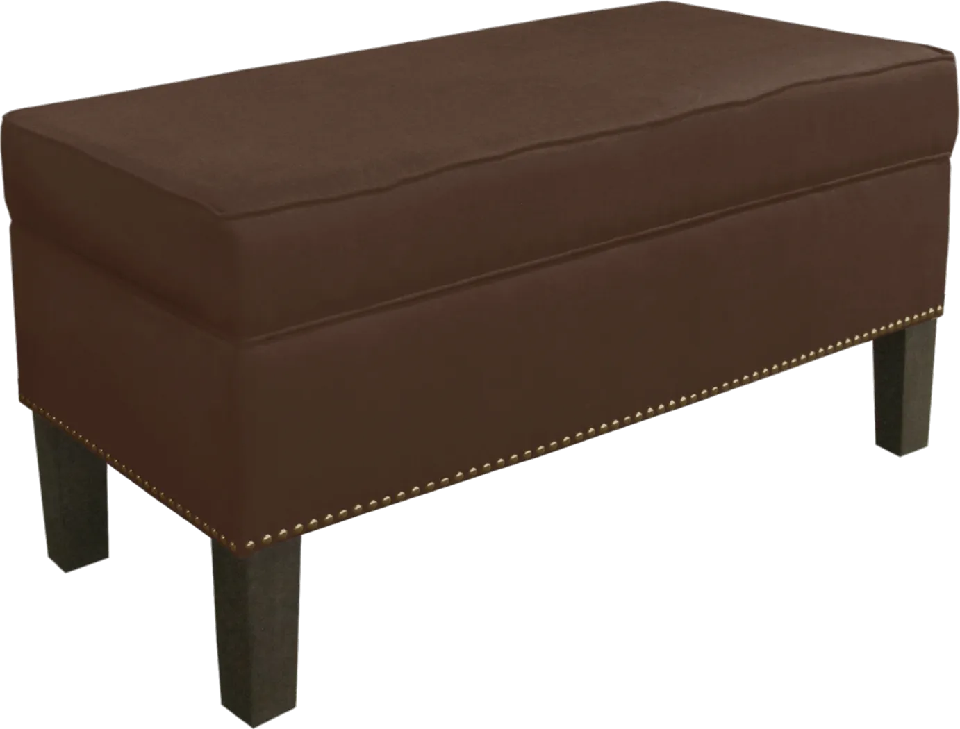 Lucy Lane Chocolate Storage Bench - Thumbnail - Image 1