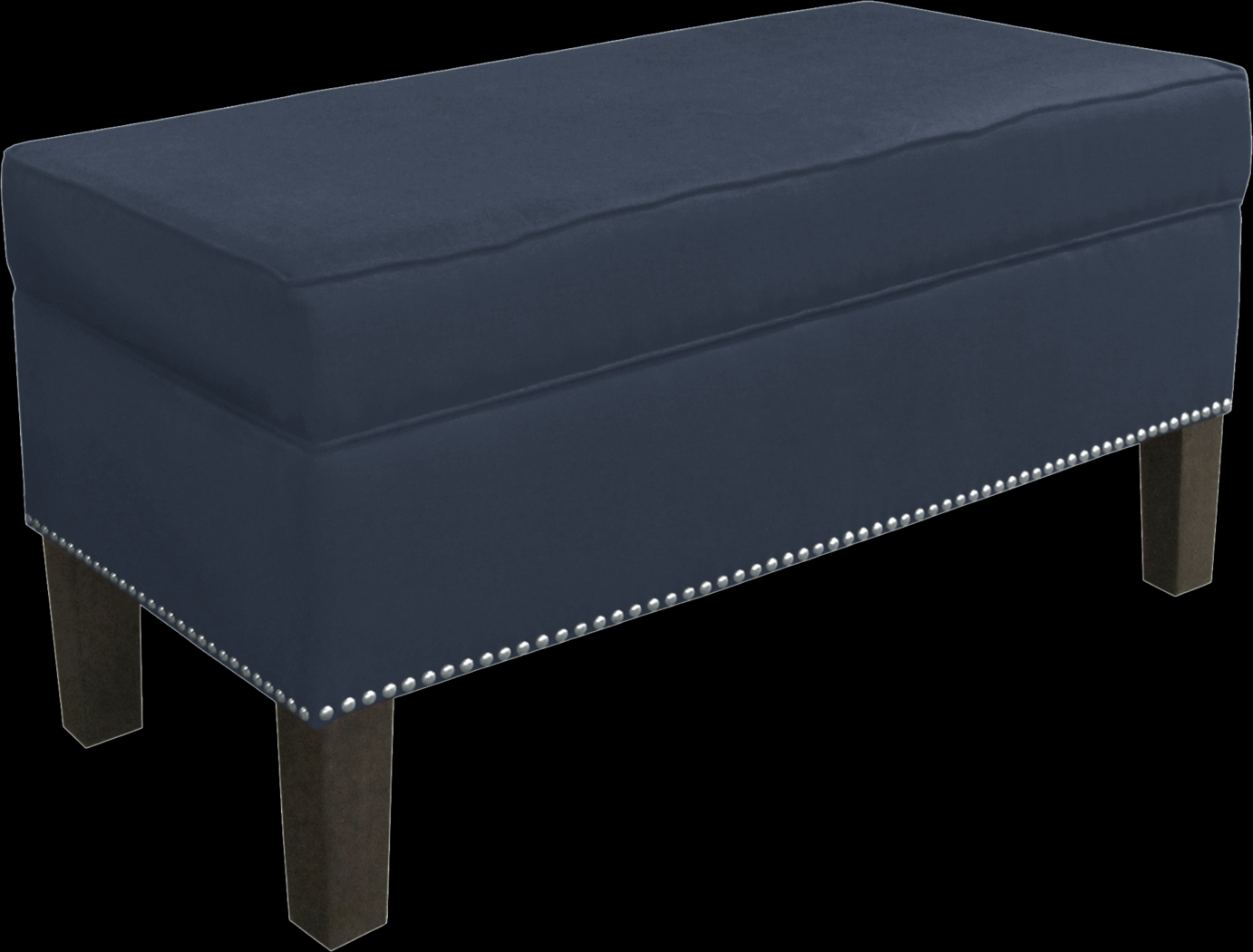 Lucy Lane Navy Storage Bench - Thumbnail - Image 1