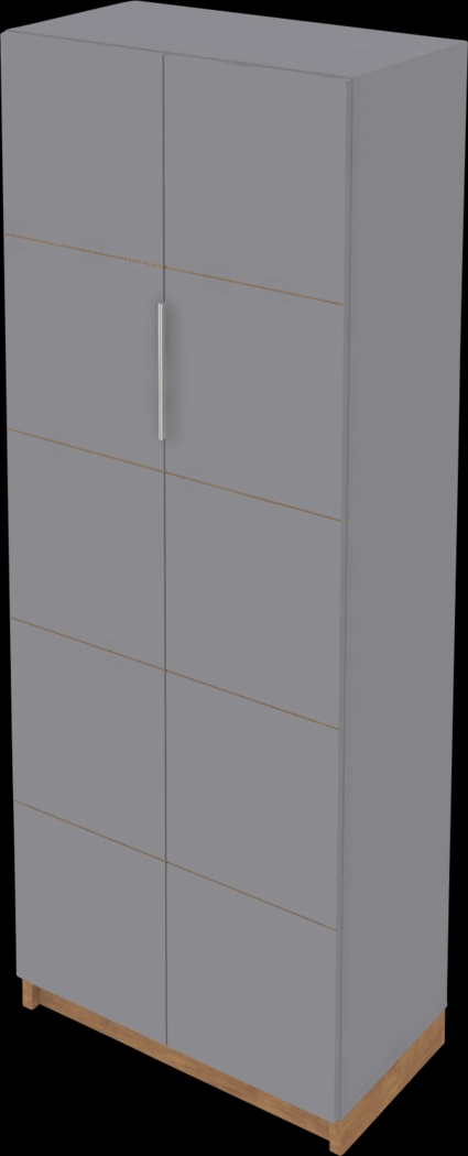 Lufberry Gray Bookcase - Thumbnail - Image 2