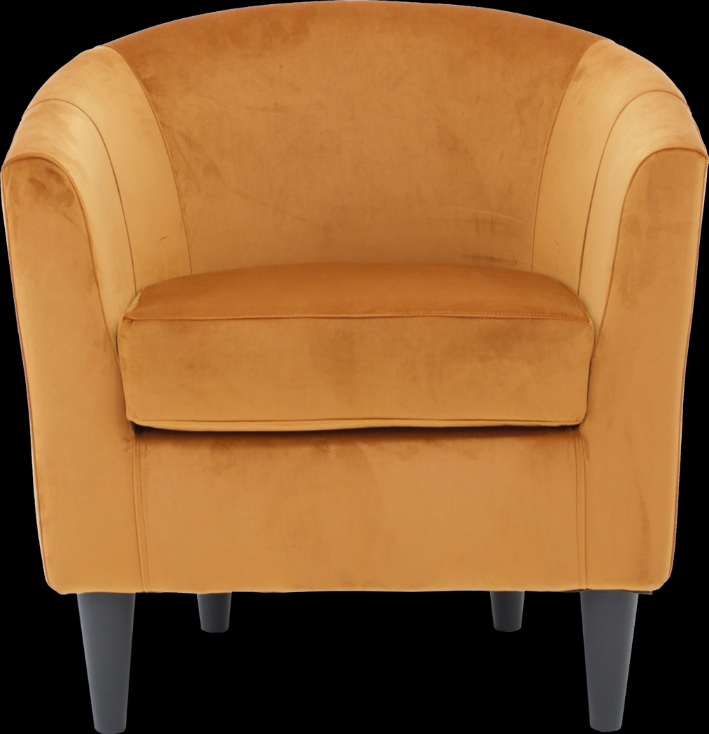 Lughala Orange Accent Chair - Thumbnail - Image 2