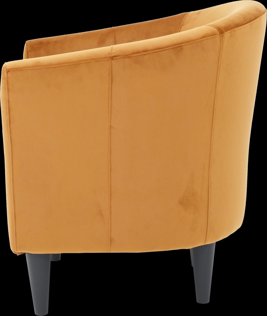 Lughala Orange Accent Chair - Thumbnail - Image 3