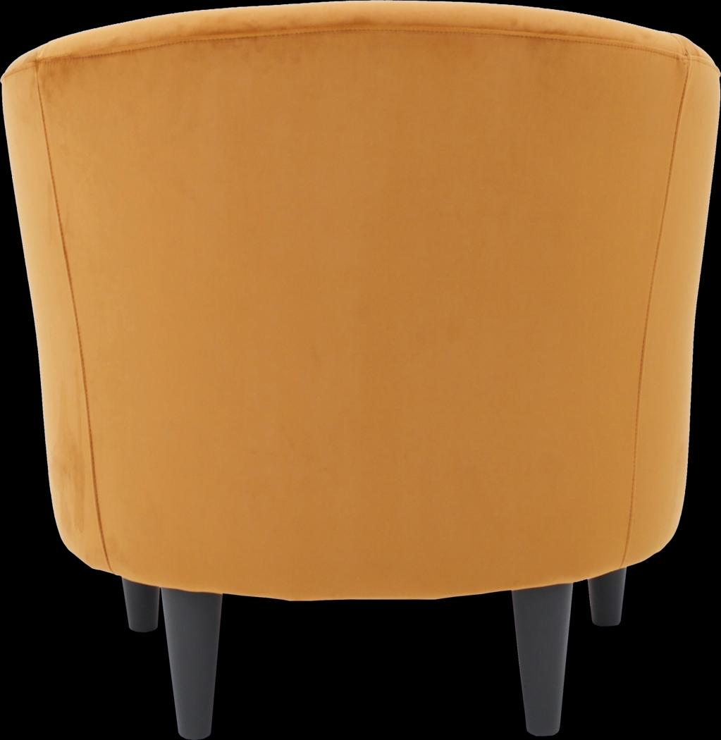 Lughala Orange Accent Chair - Thumbnail - Image 4