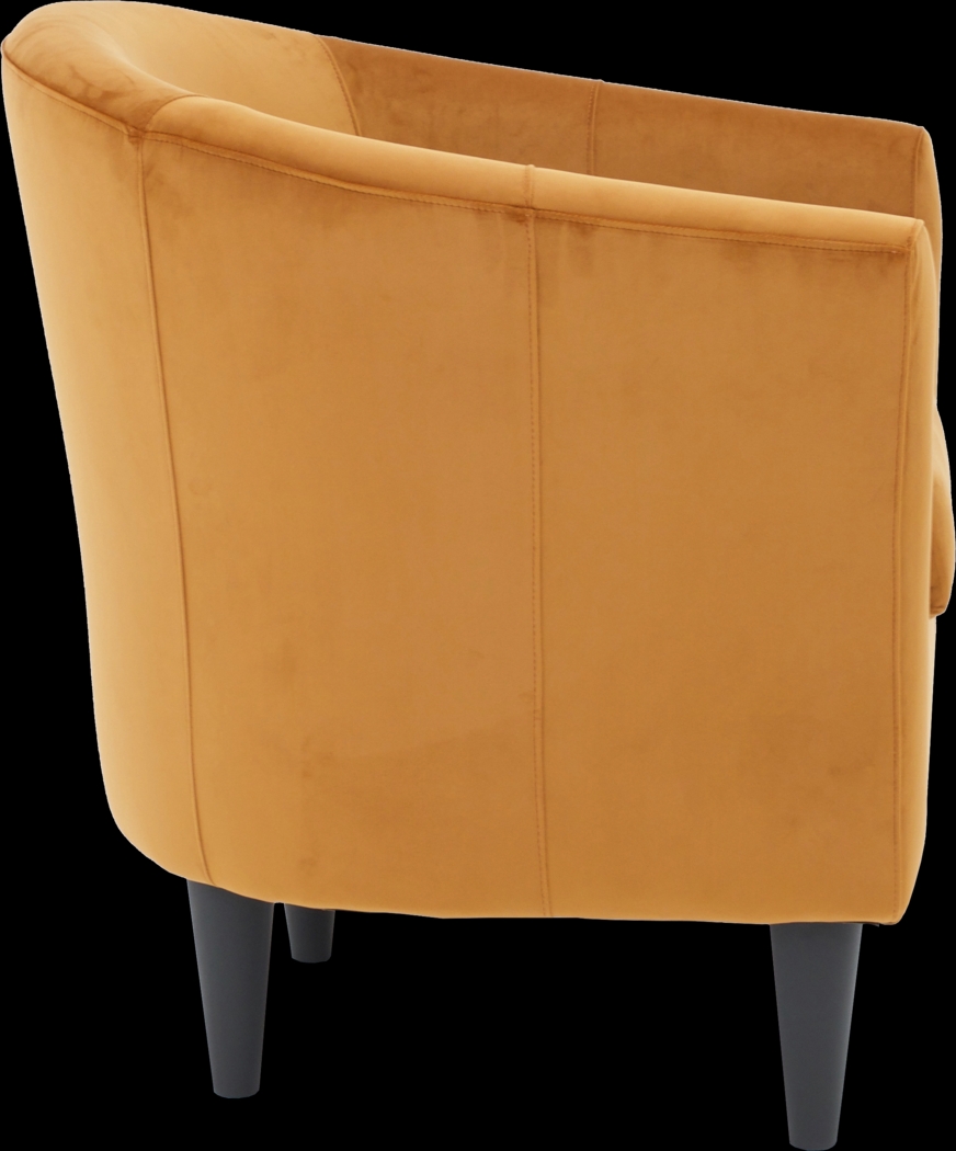Lughala Orange Accent Chair - Thumbnail - Image 5