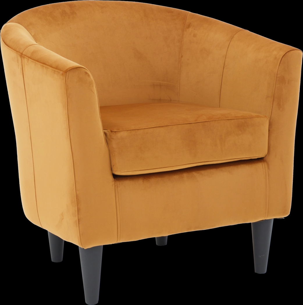 Lughala Orange Accent Chair - Thumbnail - Image 1