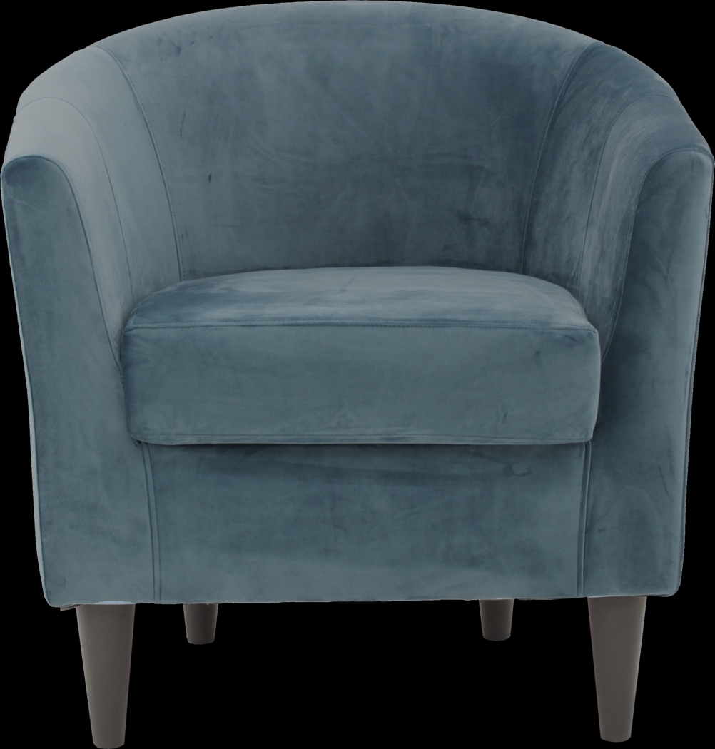 Lughala Teal Accent Chair - Thumbnail - Image 2
