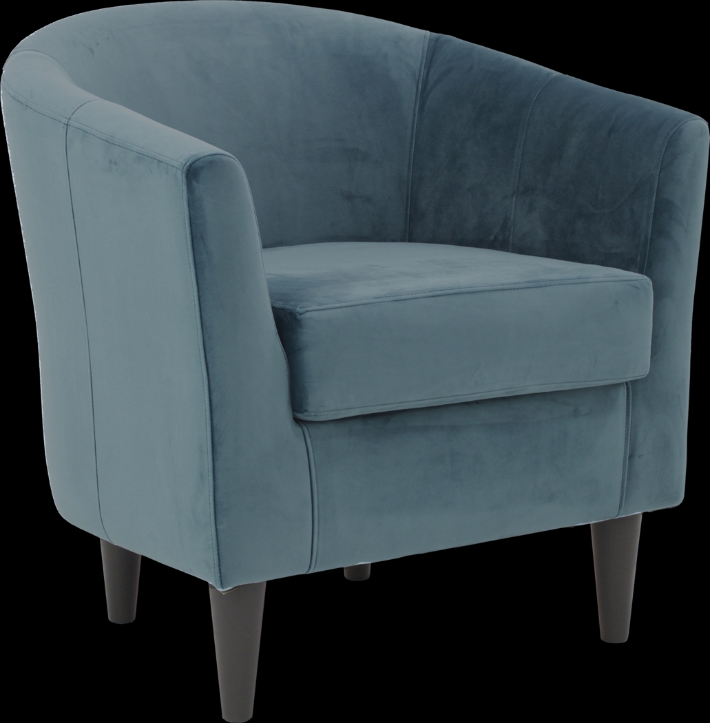 Lughala Teal Accent Chair - Thumbnail - Image 1
