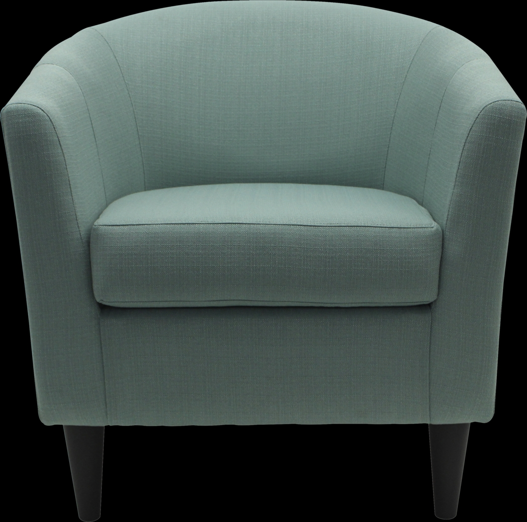 Lughala Light Blue Accent Chair - Thumbnail - Image 3