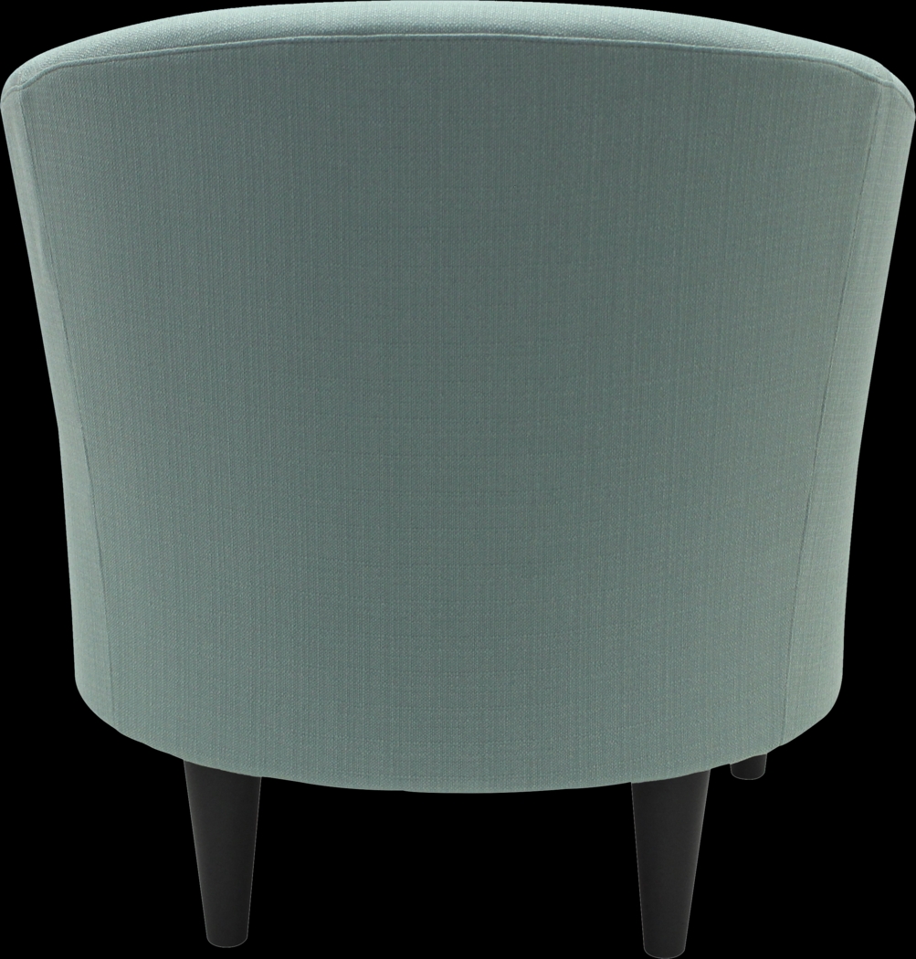 Lughala Light Blue Accent Chair - Thumbnail - Image 5