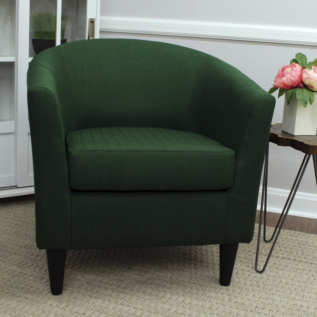 Lughala Green Accent Chair - Thumbnail - Image 2