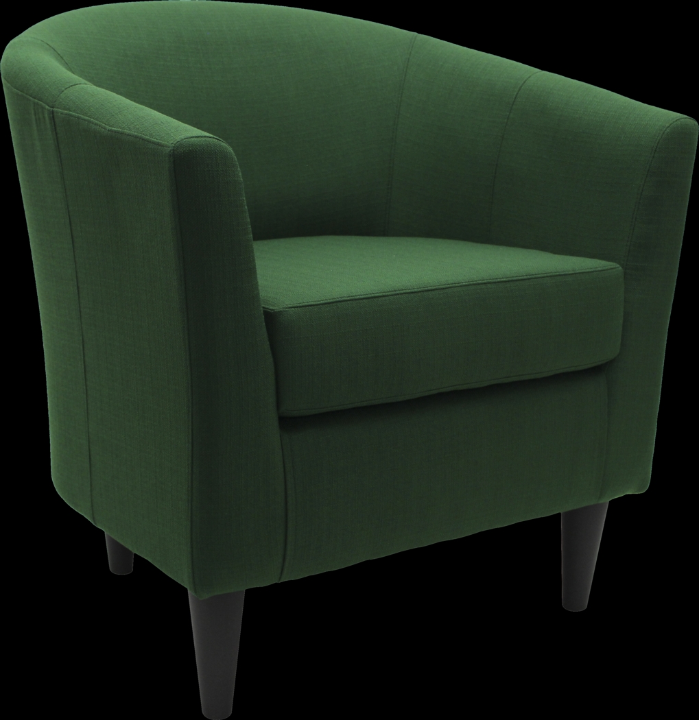 Lughala Green Accent Chair - Thumbnail - Image 1