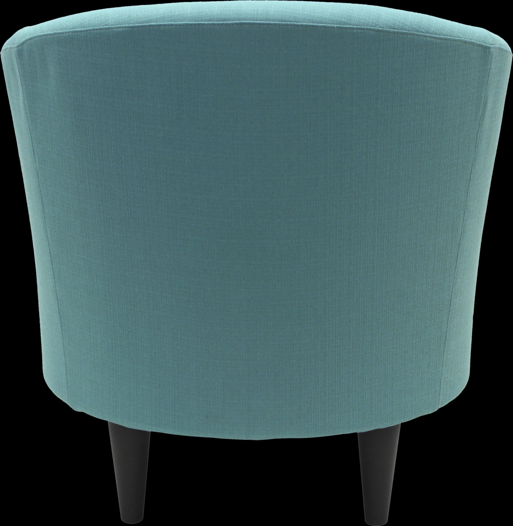 Lughala Dark Teal Accent Chair - Thumbnail - Image 5