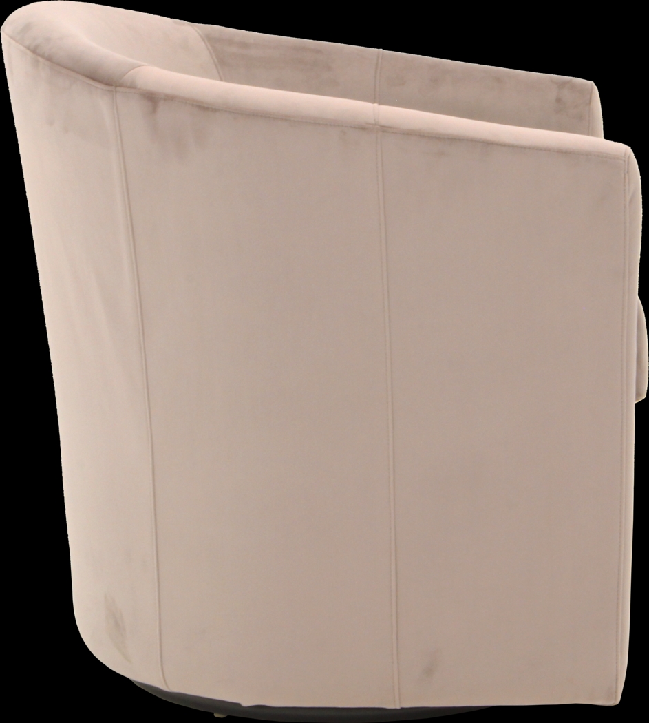 Lughala I Rose Swivel Accent Chair - Thumbnail - Image 3