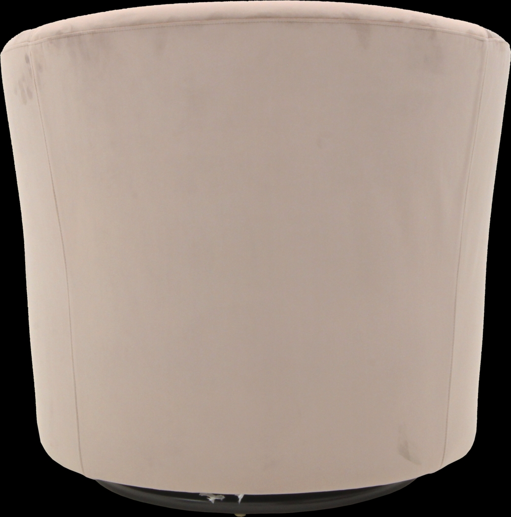 Lughala I Rose Swivel Accent Chair - Thumbnail - Image 4