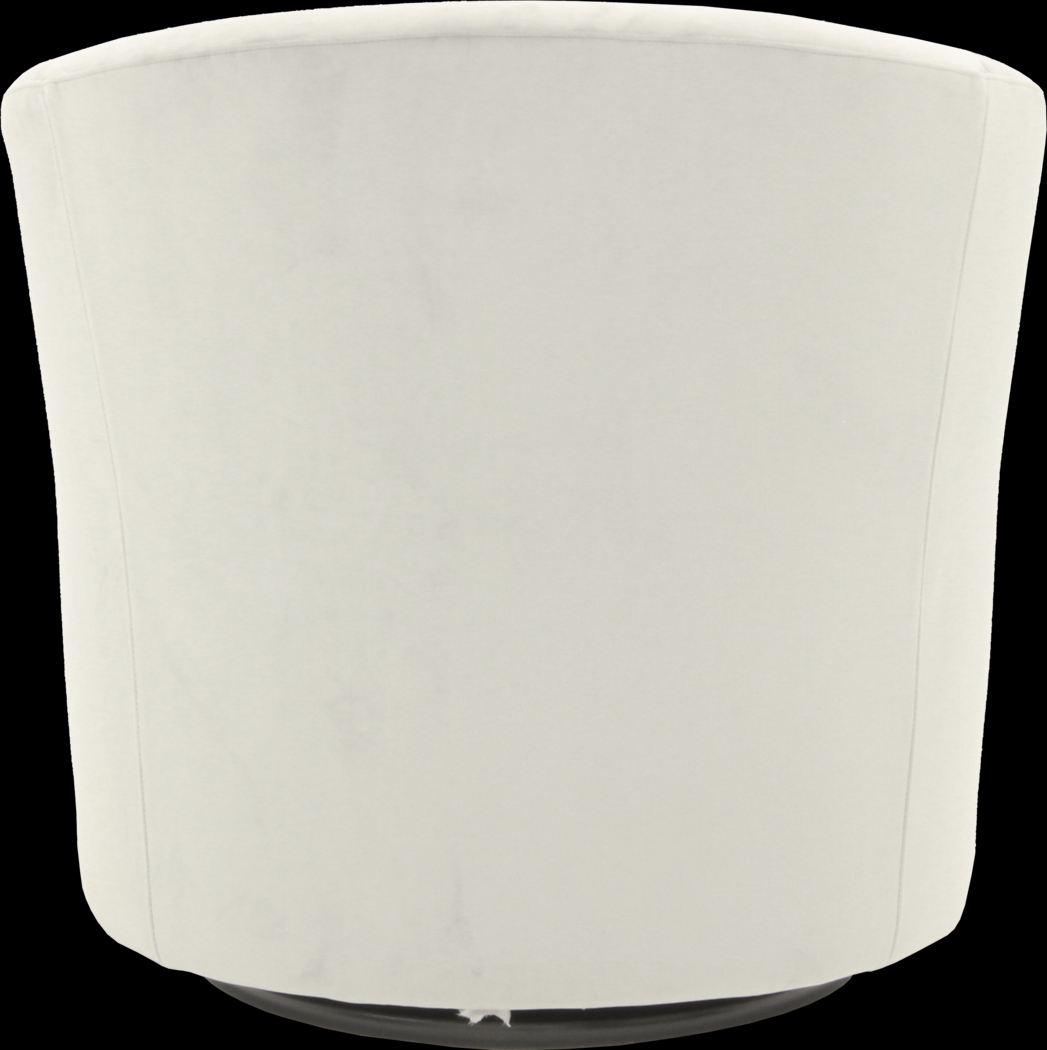 Lughala I Pewter Swivel Accent Chair - Thumbnail - Image 4