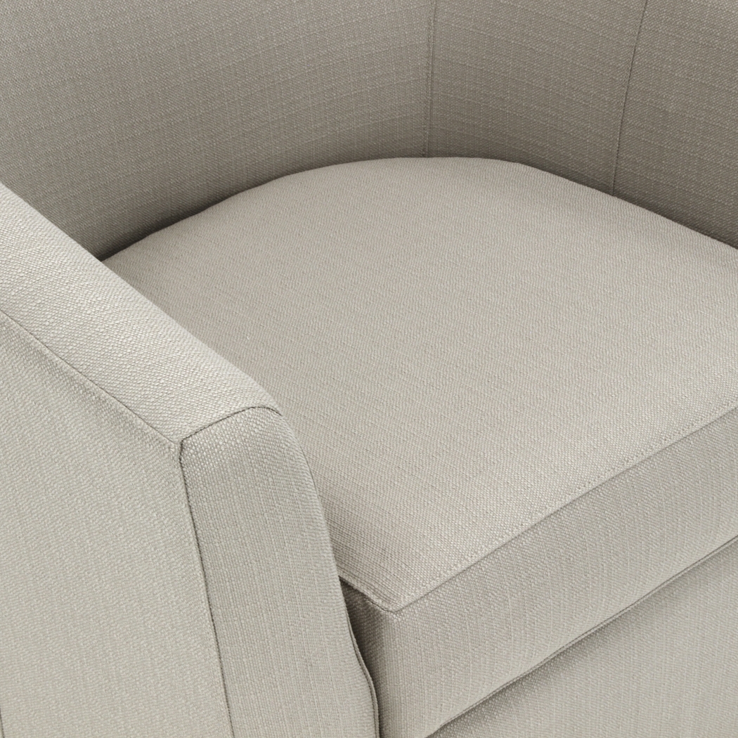 Lughala I Ivory Swivel Accent Chair - Thumbnail - Image 6