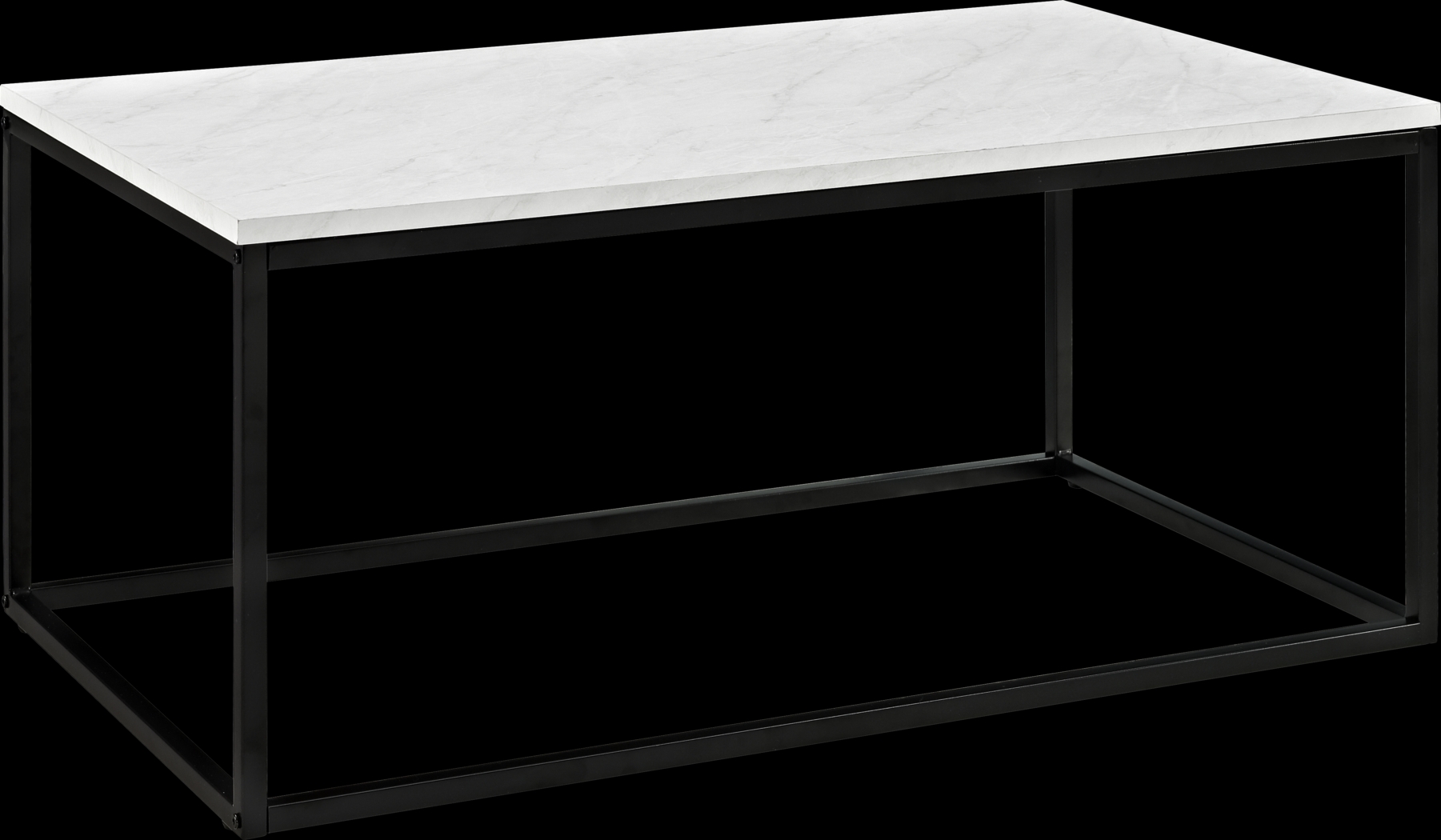 Luisant White Cocktail Table - Thumbnail - Image 1