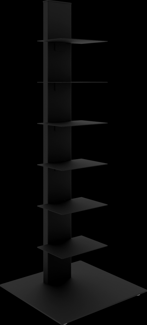 Lukens I Black Bookcase Tower - Thumbnail - Image 1