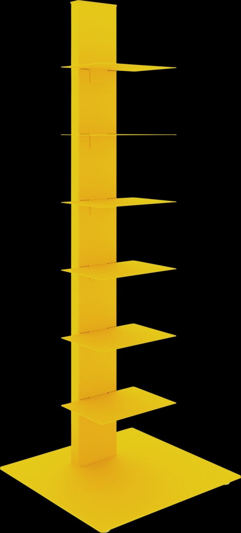 Lukens I Yellow Bookcase Tower - Thumbnail - Image 2