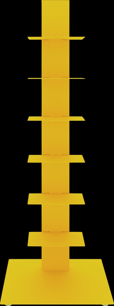 Lukens I Yellow Bookcase Tower - Thumbnail - Image 1