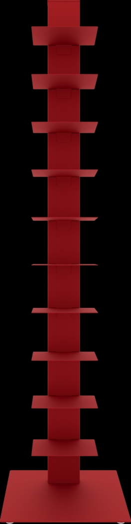 Lukens II Red Bookcase Tower - Thumbnail - Image 3