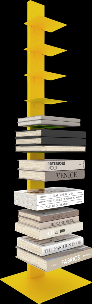 Lukens II Yellow Bookcase Tower - Thumbnail - Image 3