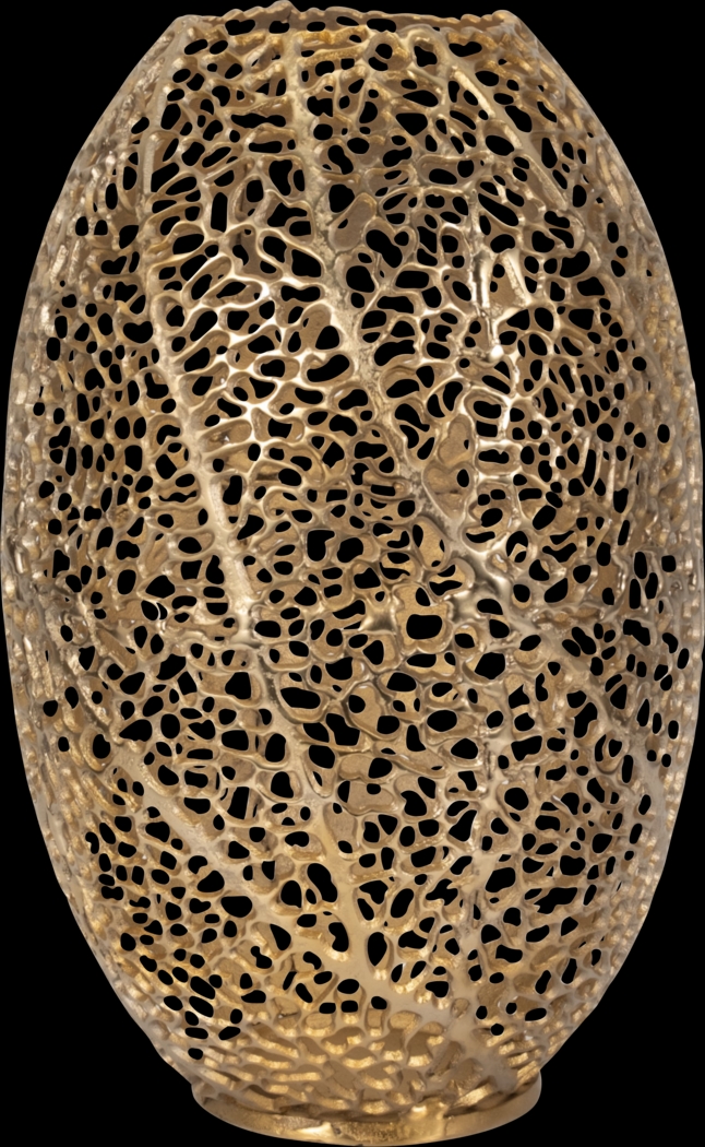 Lukirk Gold 20 in. Vase - Thumbnail - Image 1
