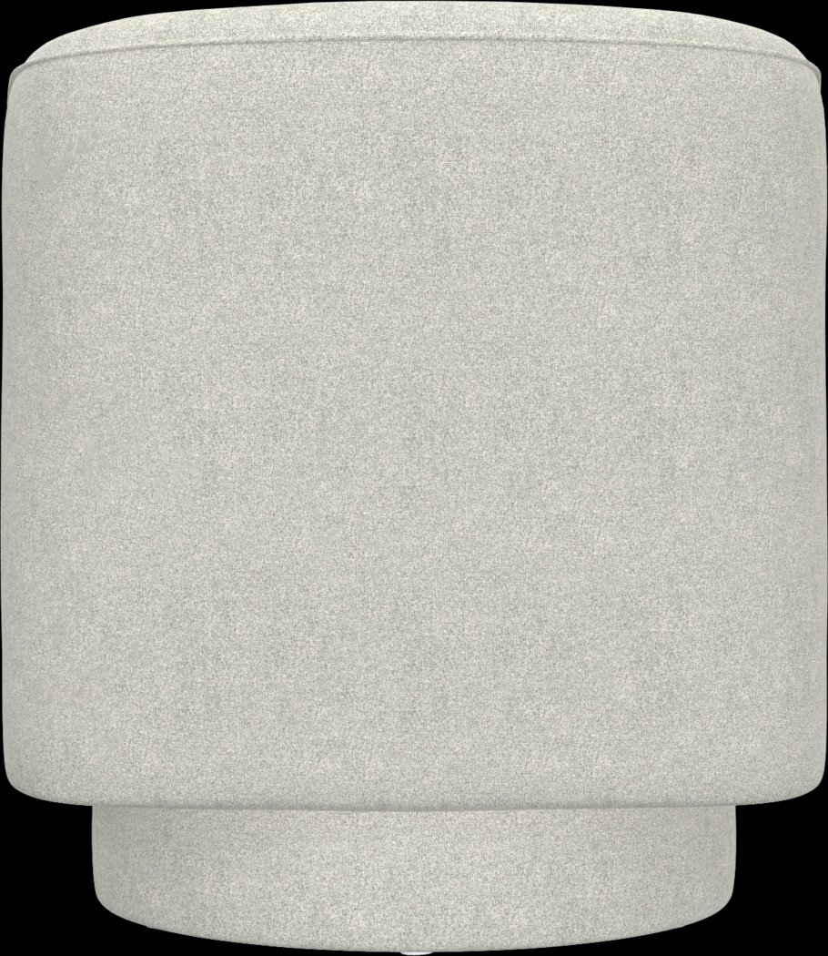 Lukirks White Swivel Accent Chair - Thumbnail - Image 5