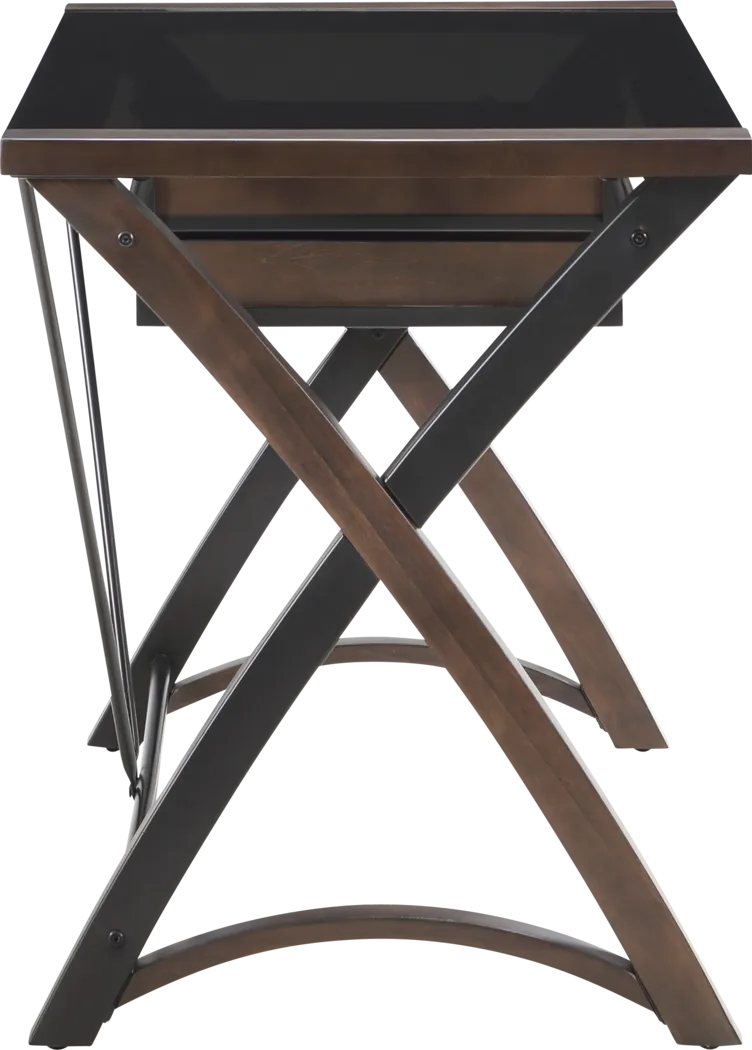 Lukusa Brown Storage Desk - Thumbnail - Image 5