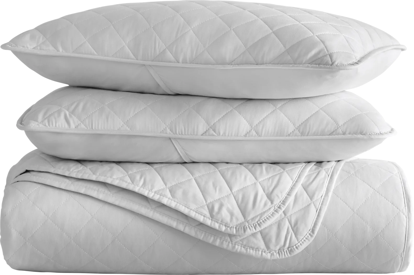 Lulldale Gray 2 Pc Twin Quilt Set - Thumbnail - Image 3