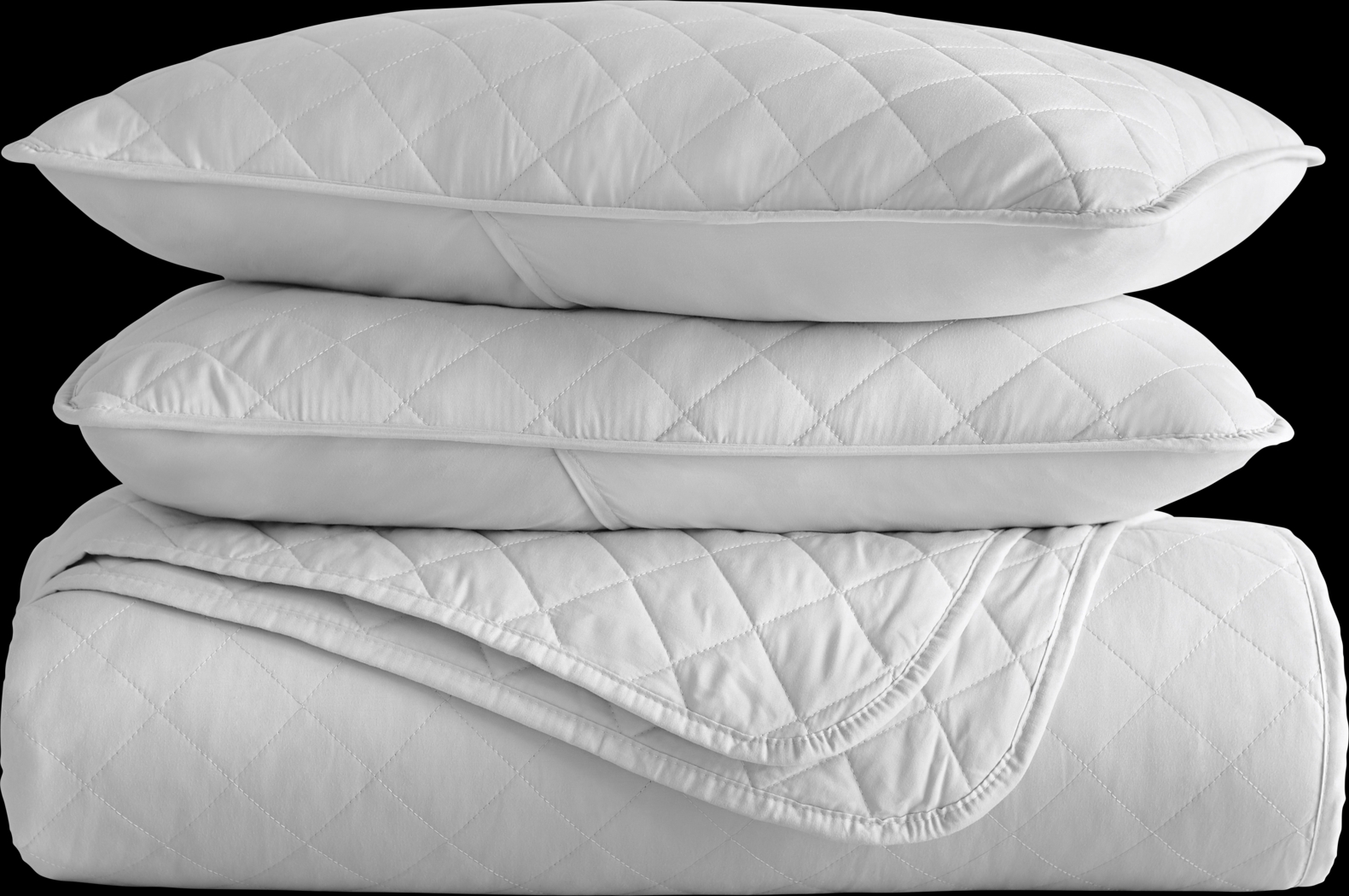 Lulldale Gray 3 Pc Queen Quilt Set - Thumbnail - Image 2