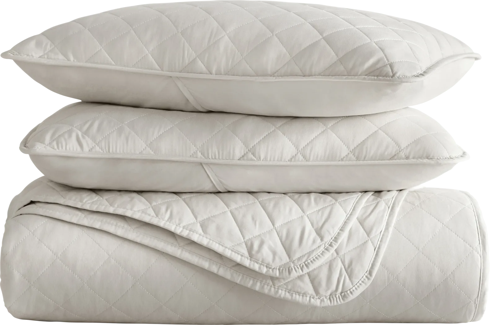 Lulldale Natural 2 Pc Twin Quilt Set - Thumbnail - Image 2