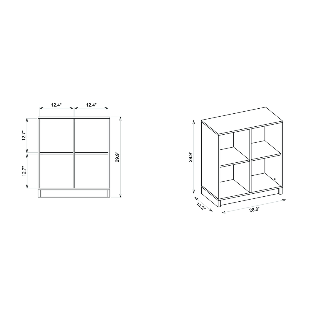 Lullingstone Gray Bookcase - Thumbnail - Image 10