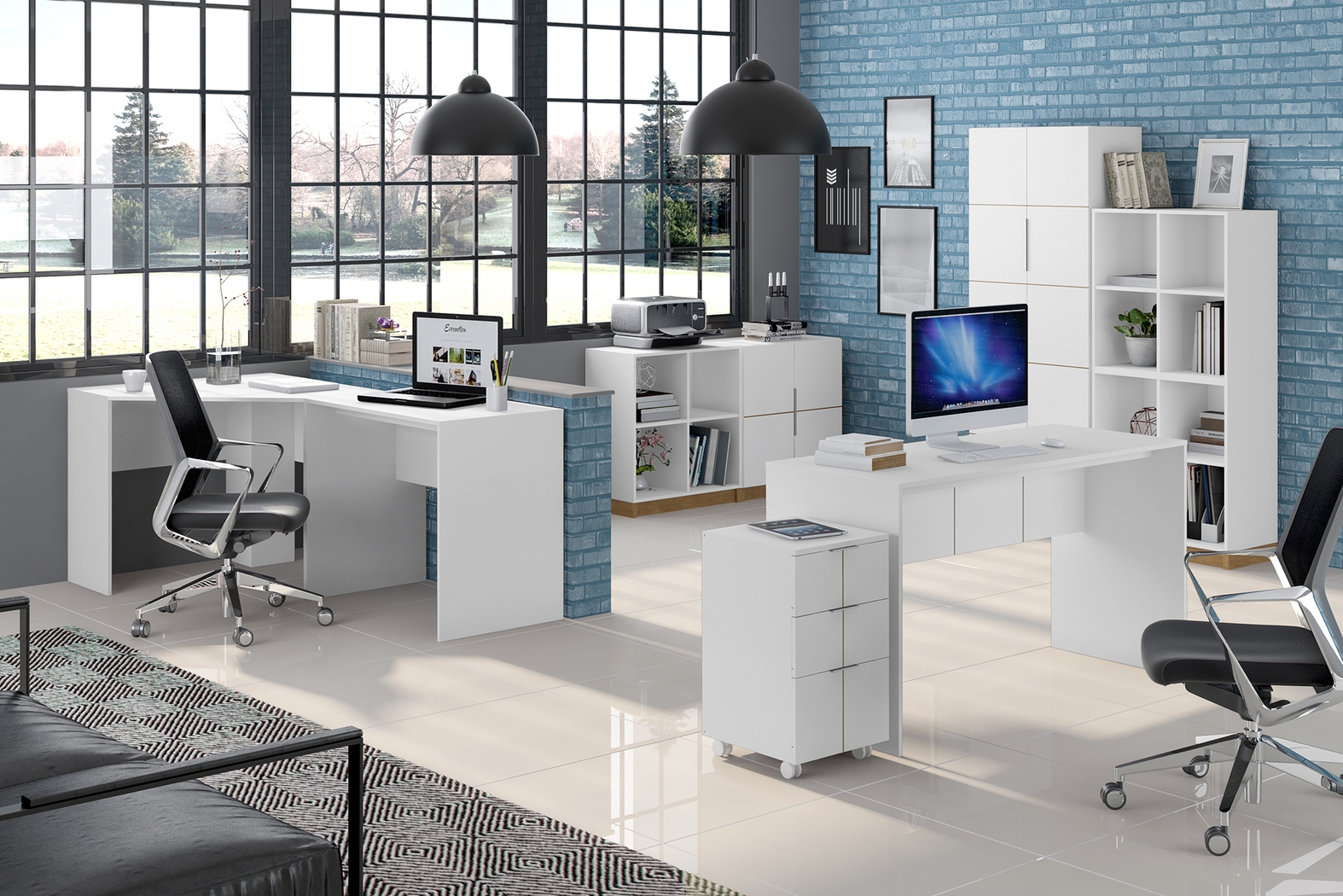 Lullingstone White Bookcase - Thumbnail - Image 8