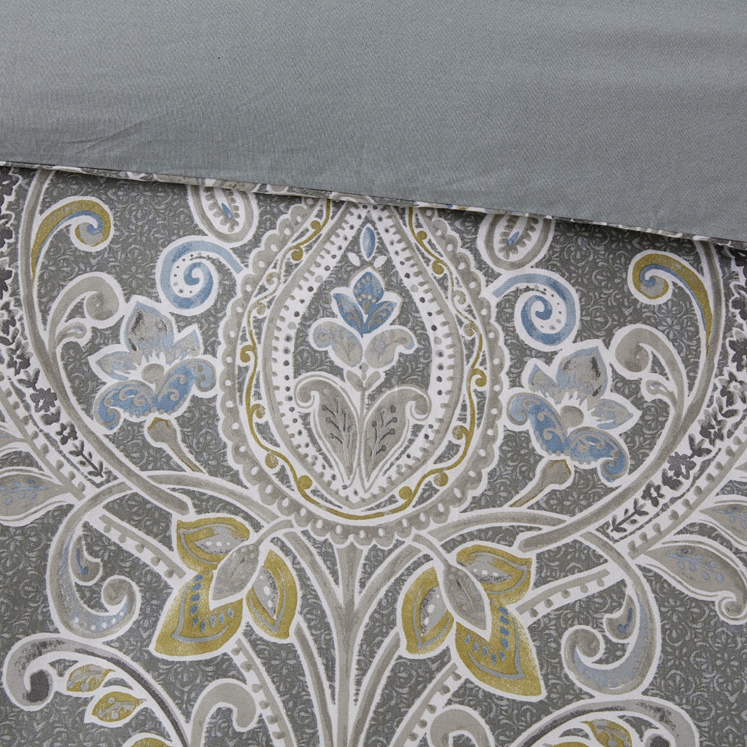 Lulon Gray 6 Pc California King Comforter Set - Thumbnail - Image 4