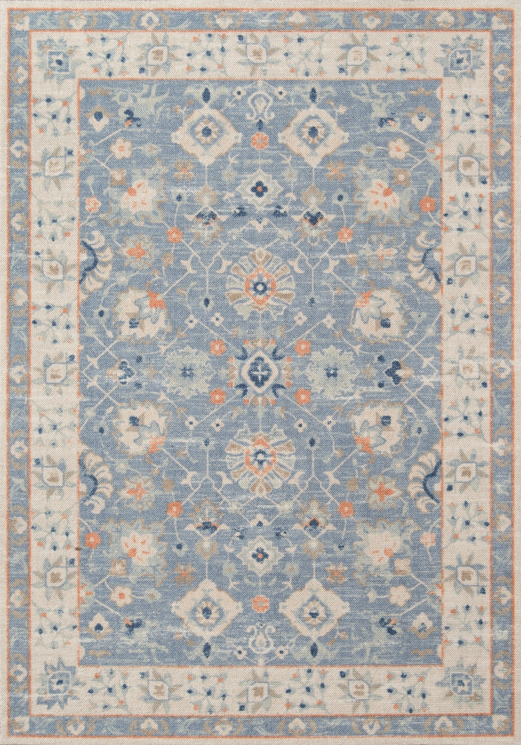 Luma Blue 5'3 x 7'6 Rug - Thumbnail - Image 1