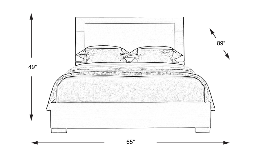 Dimension Image. Please refer to the Dimension Tab on this page for dimension details.