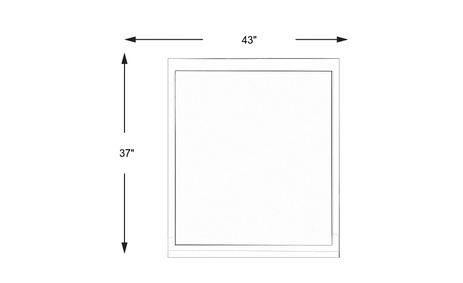 Dimension Image. Please refer to the Dimension Tab on this page for dimension details.