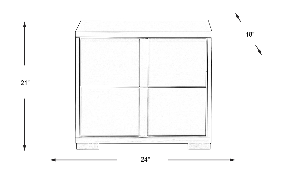 Dimension Image. Please refer to the Dimension Tab on this page for dimension details.