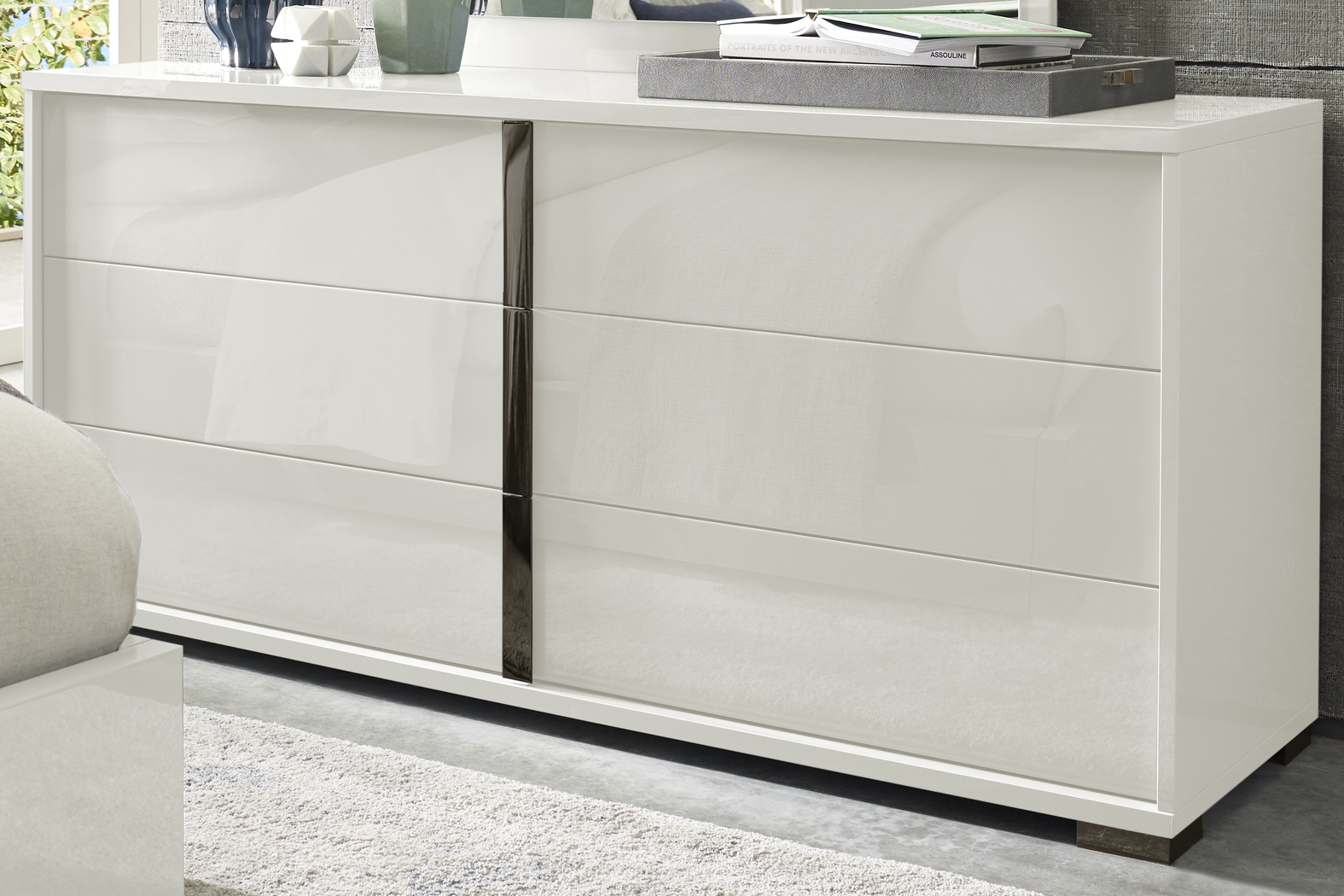 Luma Vista White 7 Pc King Bedroom - Thumbnail - Image 6