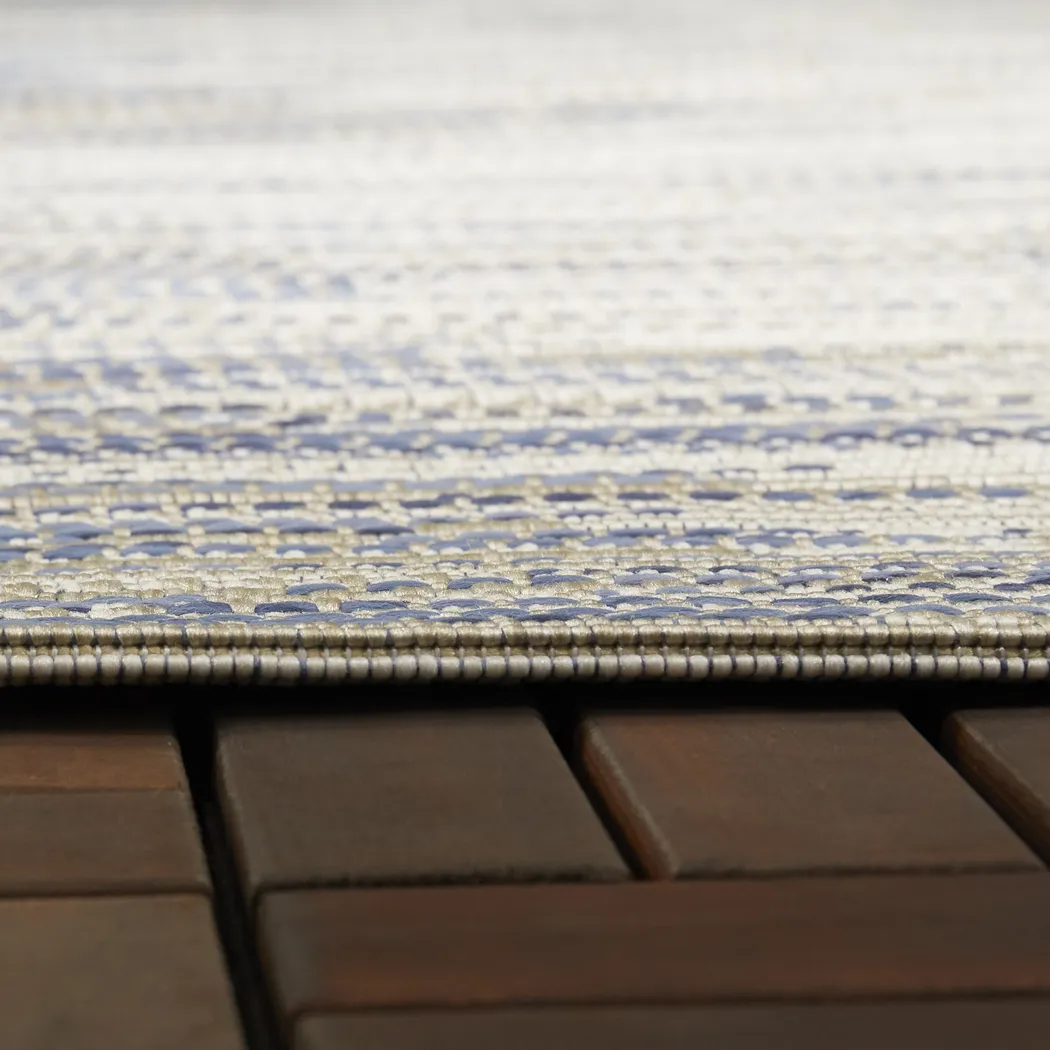 Lumiere Chambray 5'3 x 7' Indoor/Outdoor Rug - Thumbnail - Image 5