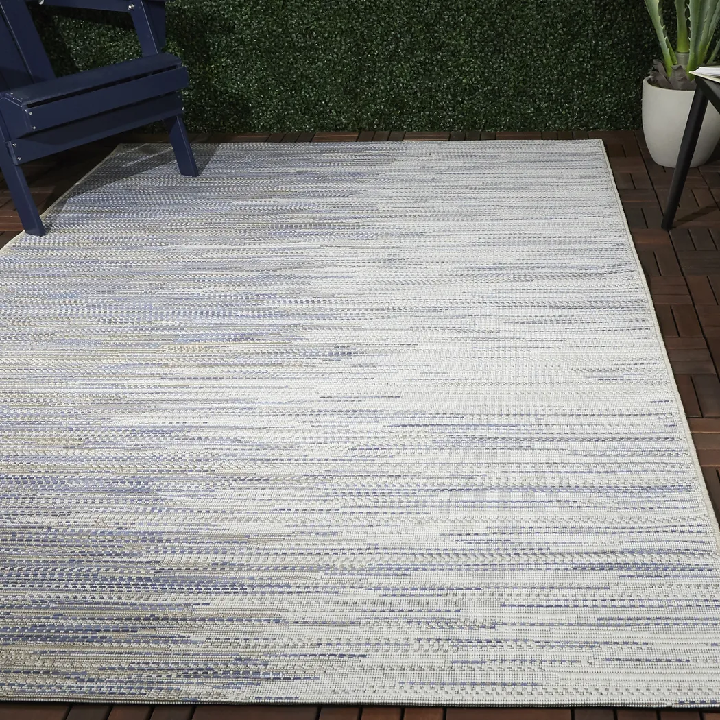 Lumiere Chambray 7'10 x 10' Indoor/Outdoor Rug - Thumbnail - Image 2