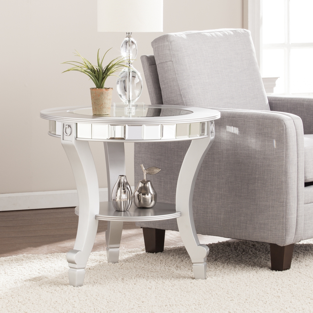 Lumley Silver End Table - Thumbnail - Image 3