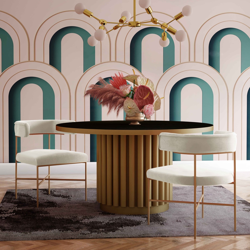 Luna Ann Cream Dining Chair - Thumbnail - Image 5