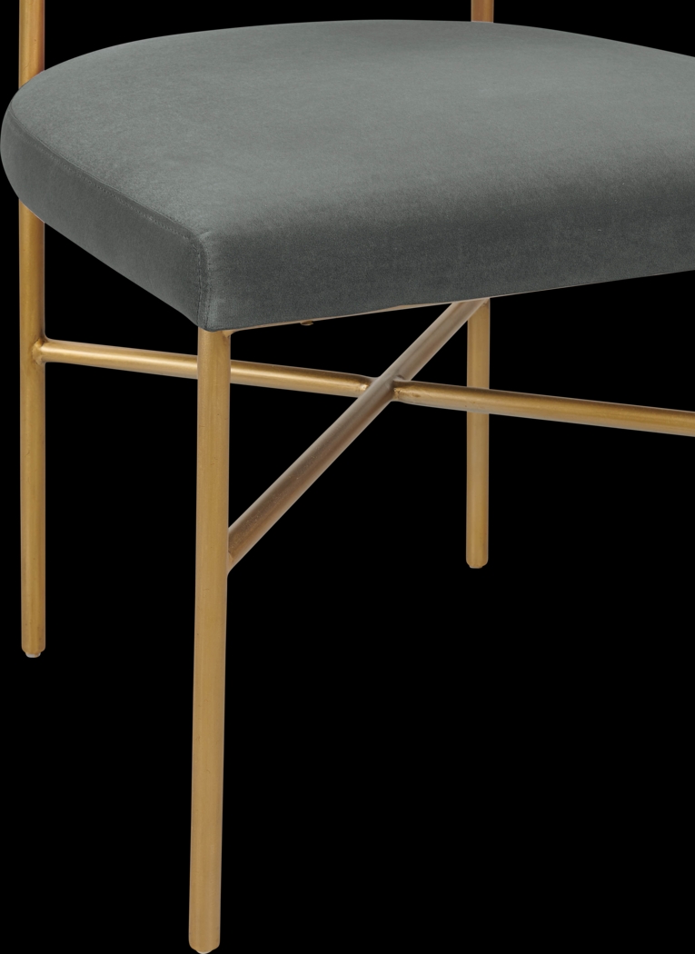 Luna Ann Gray Dining Chair - Thumbnail - Image 4