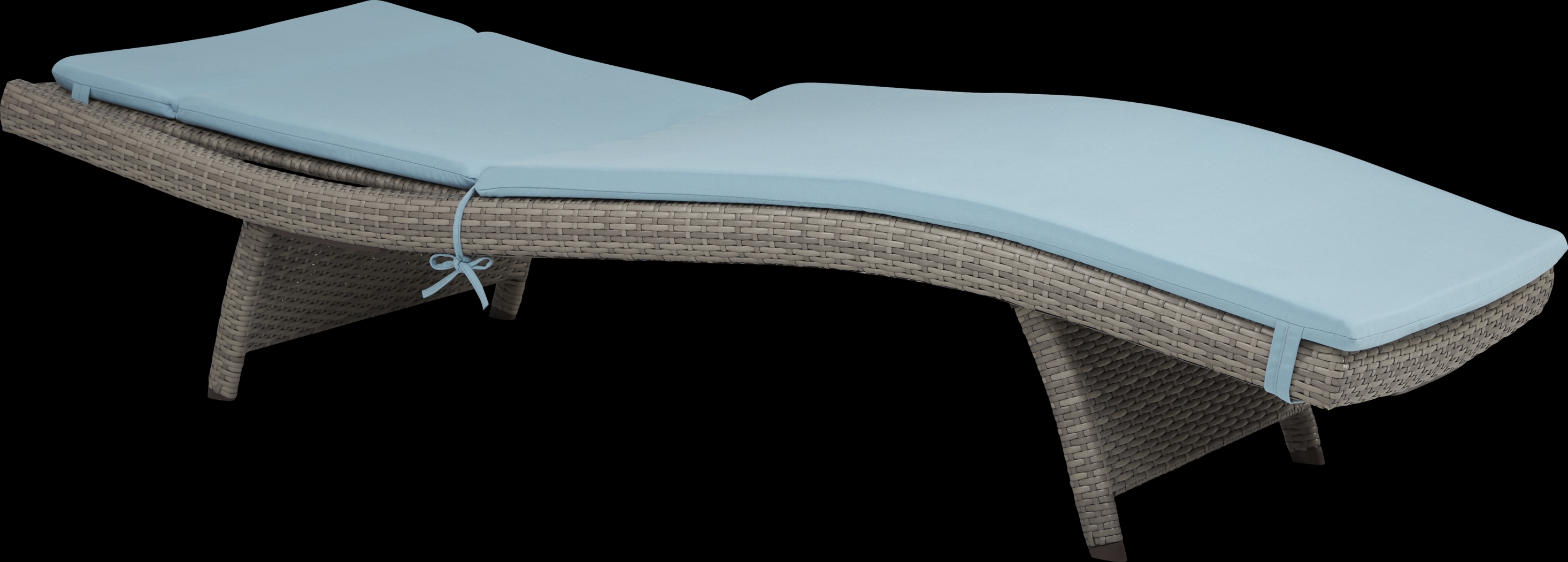 Luna Lake Gray Outdoor Chaise with Mineral Cushions, Set of 2 - Thumbnail - Image 3