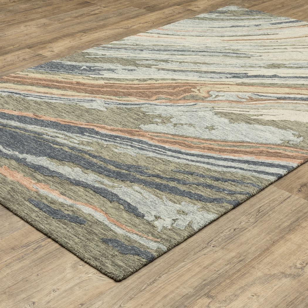 Lunabell Blue 2'6 x 8' Rug - Thumbnail - Image 2